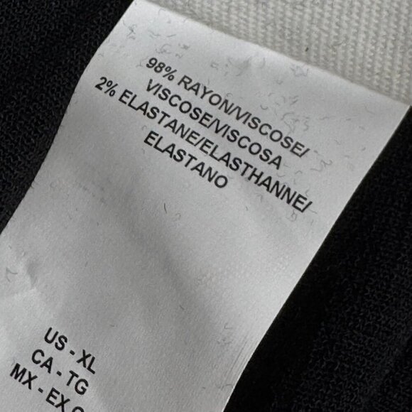 NWT Green Dragon Wide Leg Pants Sz.XL Black Drawstring Pockets High Rise - Picture 11 of 13